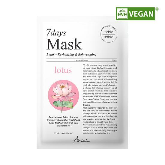 Ariul 7 Days Lotus + N Vitalizing Mask Sheet 1 Sheet