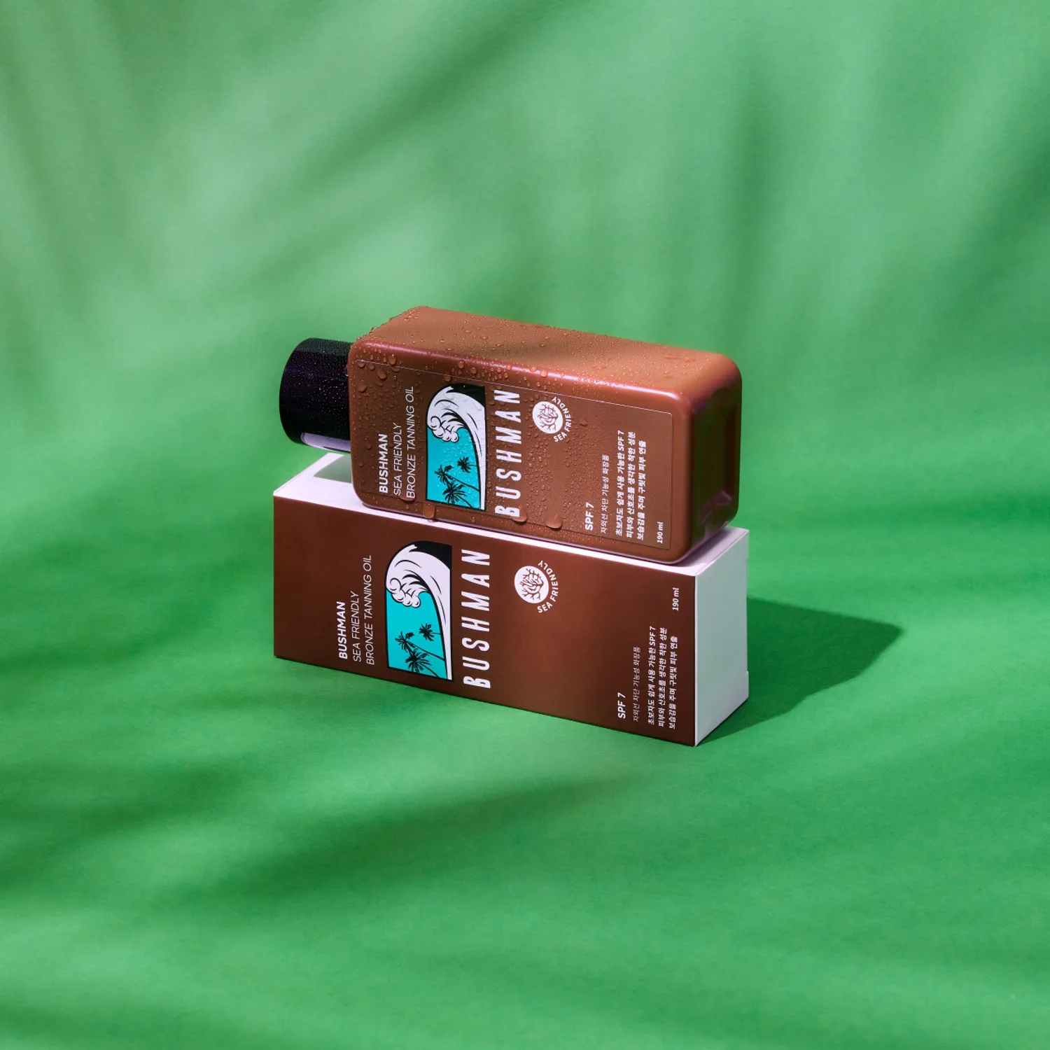 Bushman Sea Friendly Bronze Taning Oil 190ml Set (+Daily Sun Cream 20ml)
