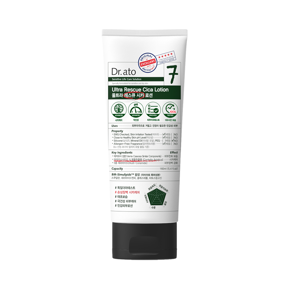Dr.ato Ultra Rescue Cica Lotion 160ml
