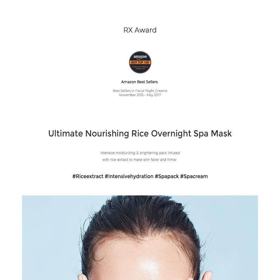 COSRX Ultimate Nourishing Rice Overnight Spa Mask 60 mL