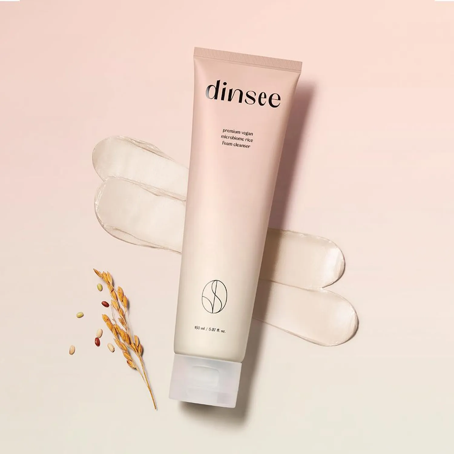 Dinsee Premium Vegan Microbiome Rice Foam Cleanser 150ml