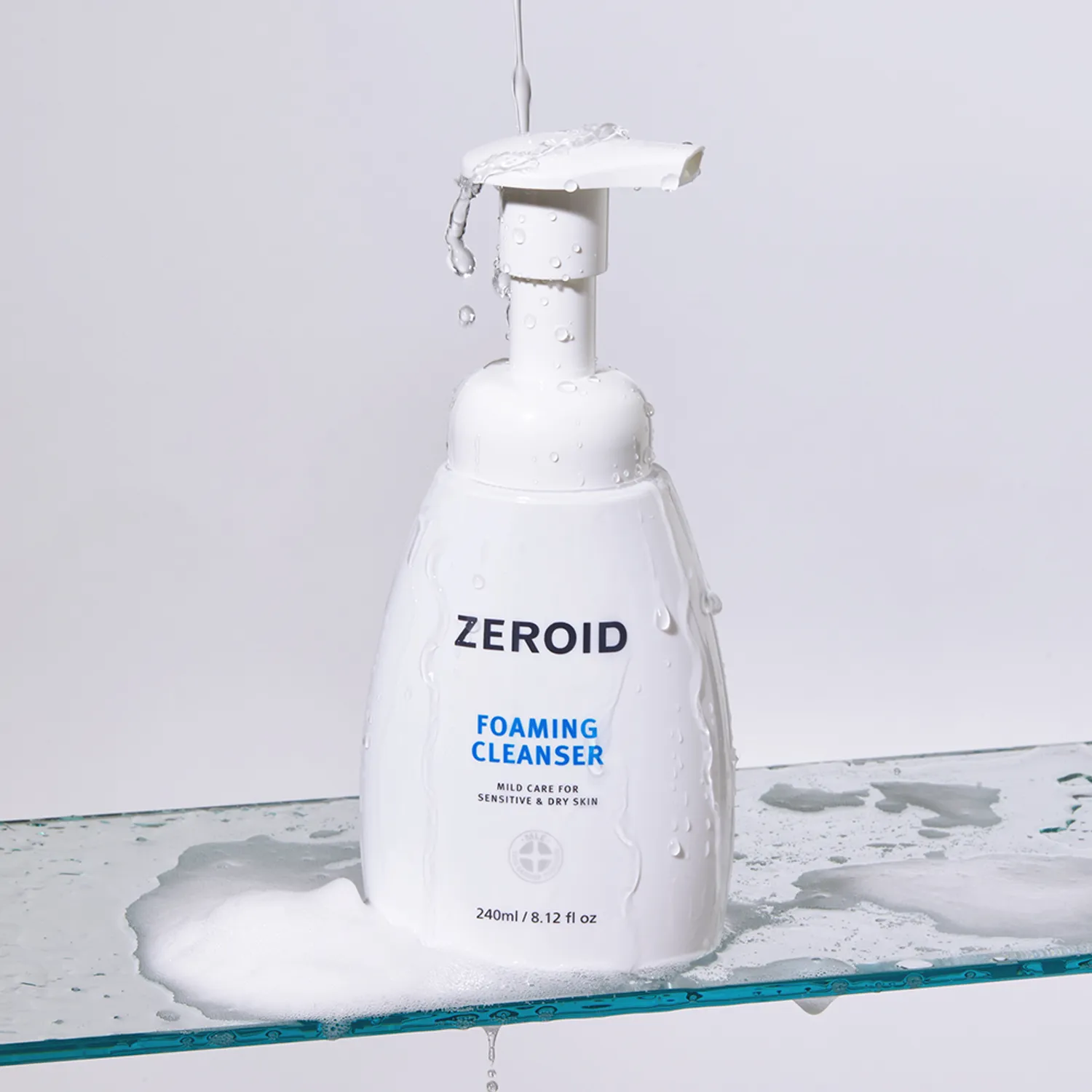 ZEROID Foaming Cleanser 240ml Refill Set (+Refill 240ml)