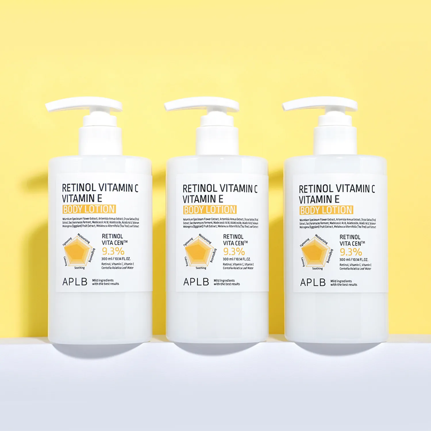 APLB Retinol Vitamin C Vitamin E Body Lotion 300ml