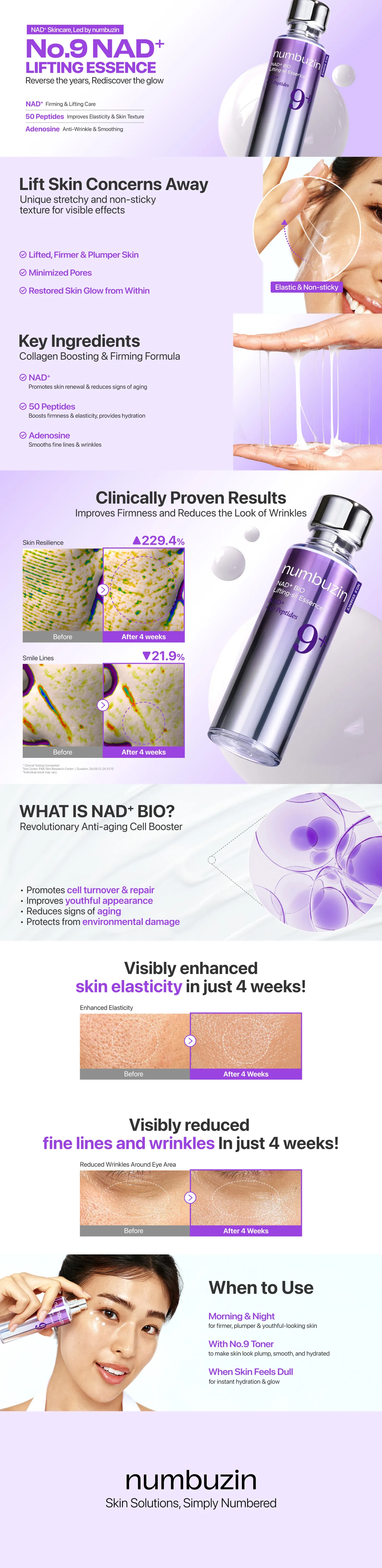 numbuzin No. 9 NAD Bio Lifting-sil Essence 50ml