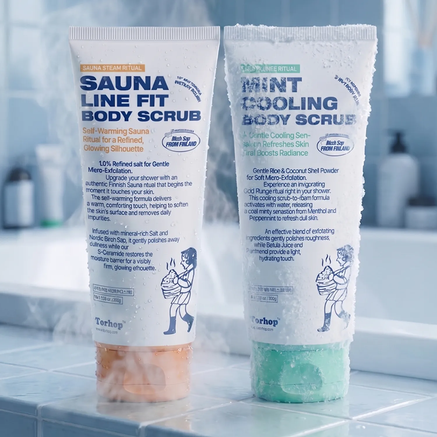 Torhop Body Scrub 200g (Sauna Line Fit/Mint Cooling)