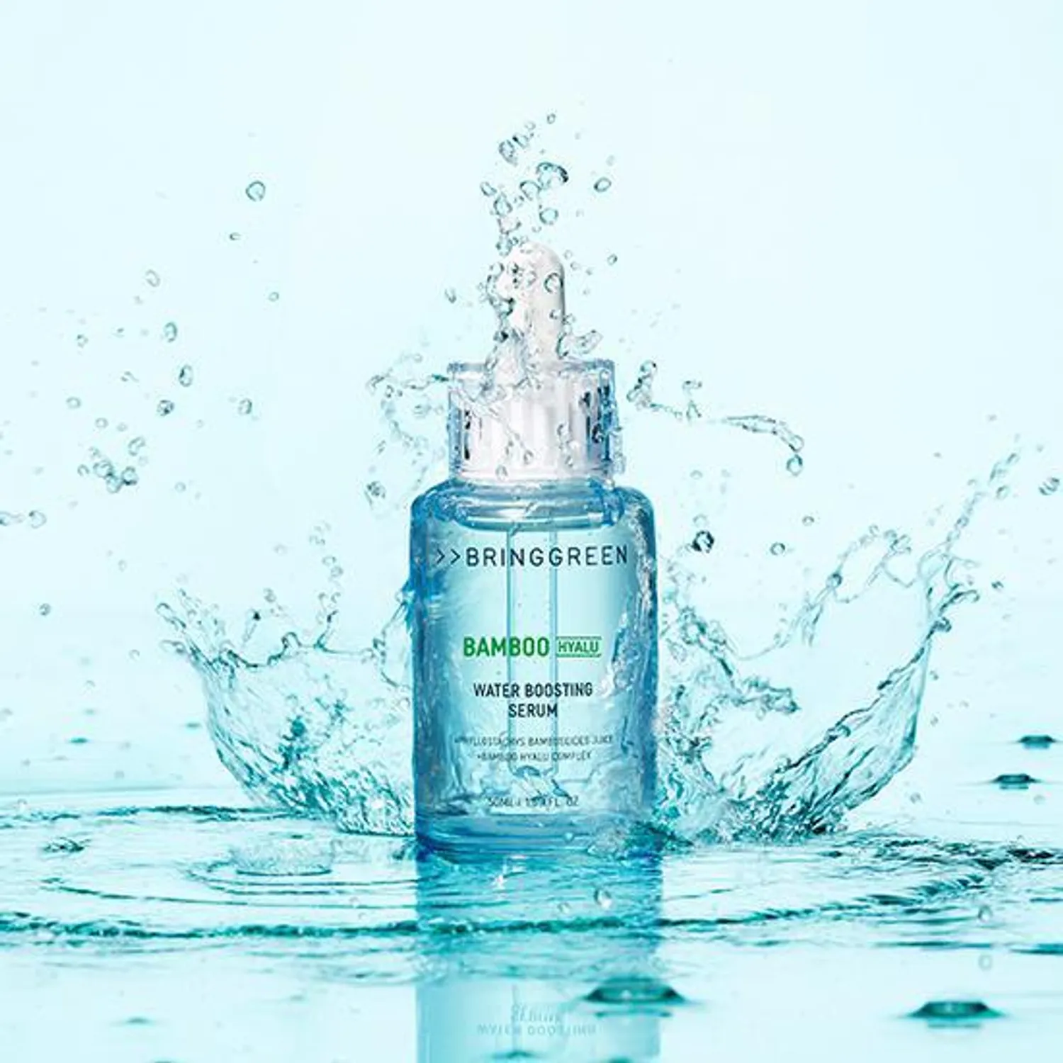 BRINGGREEN Bamboo Hyalu Water Boosting Serum Refill Set (+Refill 50ml)