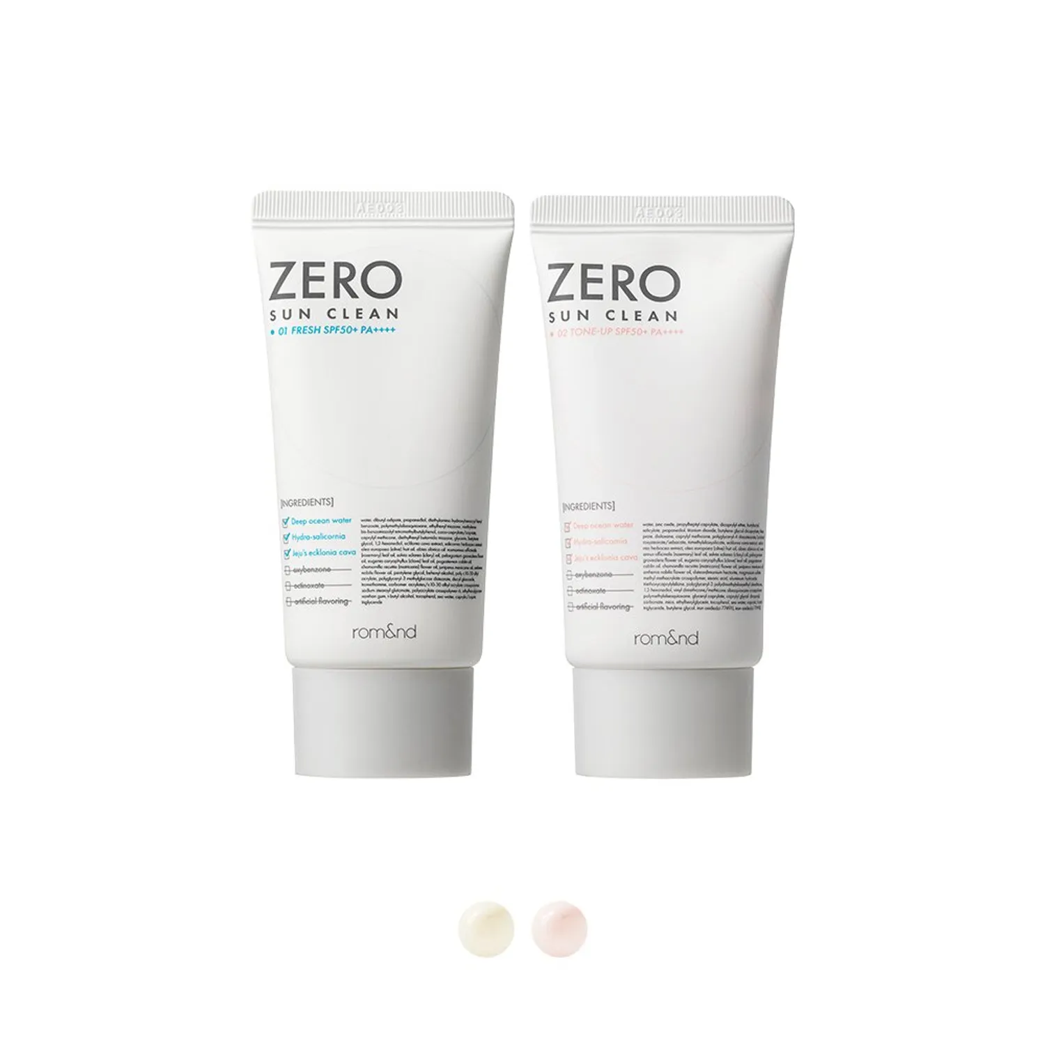 rom&nd Zero Sun Clean 50ml (Tone Up / Fresh)
