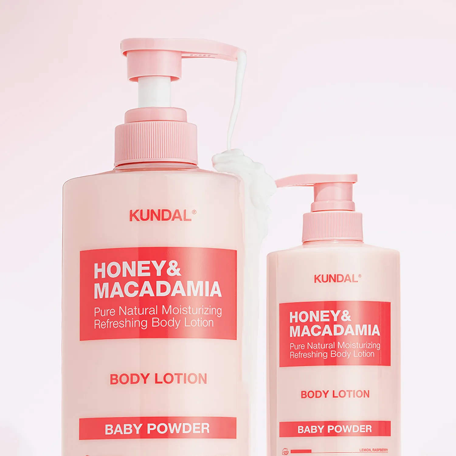KUNDAL Honey & Macadamia Natural Body Lotion Baby Powder 500ml