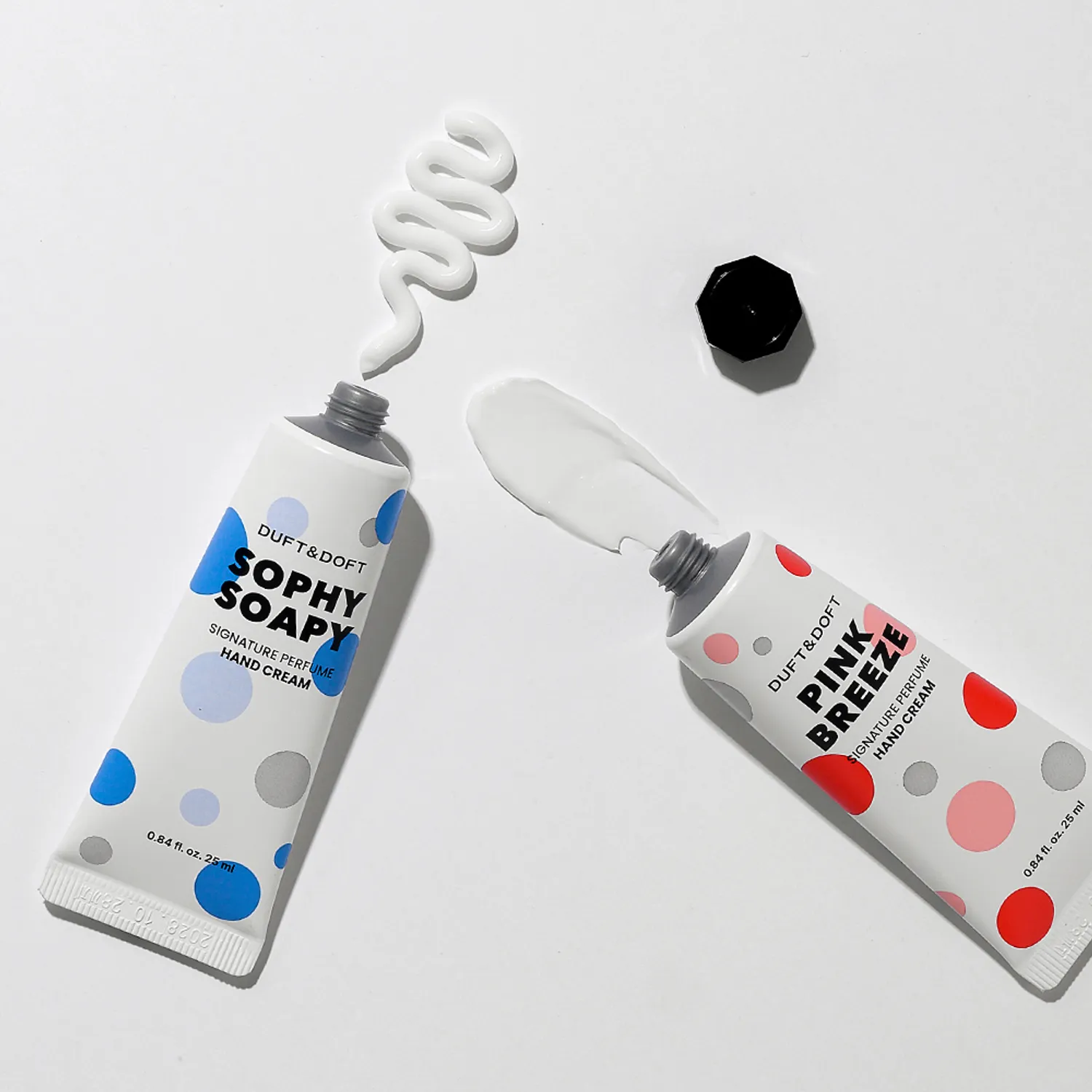 DUFT & DOFT Signature Perfume Hand Cream 25mL (SOAPY SOAPY / PINK BREEZE)