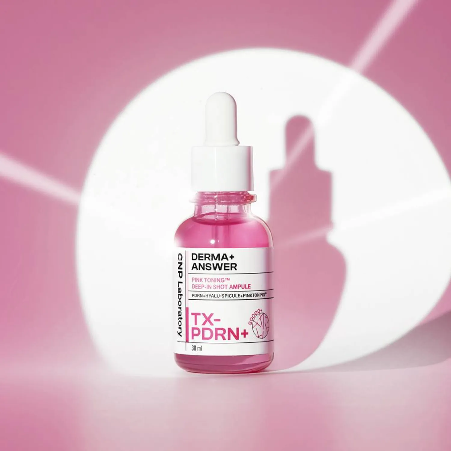 CNP Derma+ Answer Pink Toning Deep-In Shot Ampule 30ml Set (+15ml)