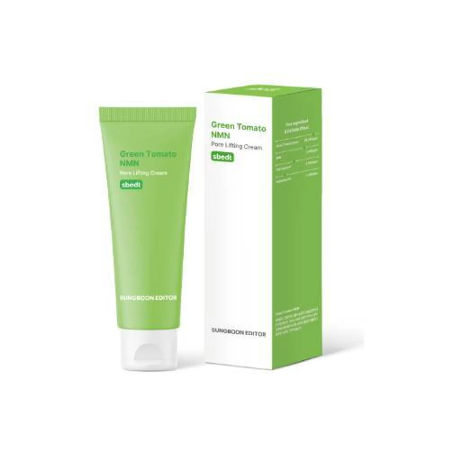 SUNGBOON EDITOR Green Tomato NMN Pore Lifting Cream 50ml