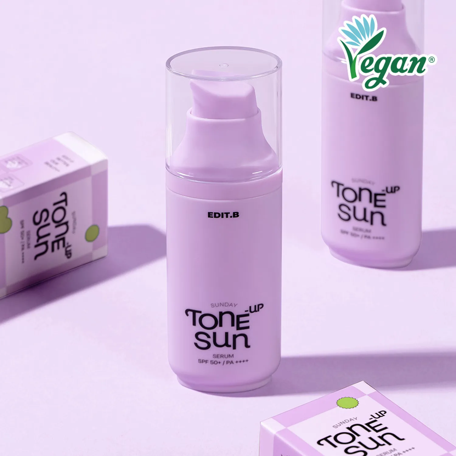 EDIT.B Sunday Tone Up Sun Serum 55ml SPF50+ PA++++
