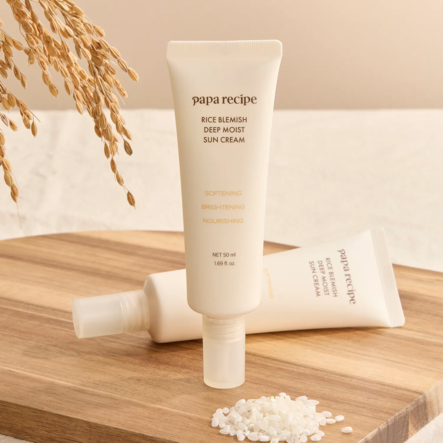 papa recipe Rice Blemish Deep Moist Sun Cream 50ml Double Pack