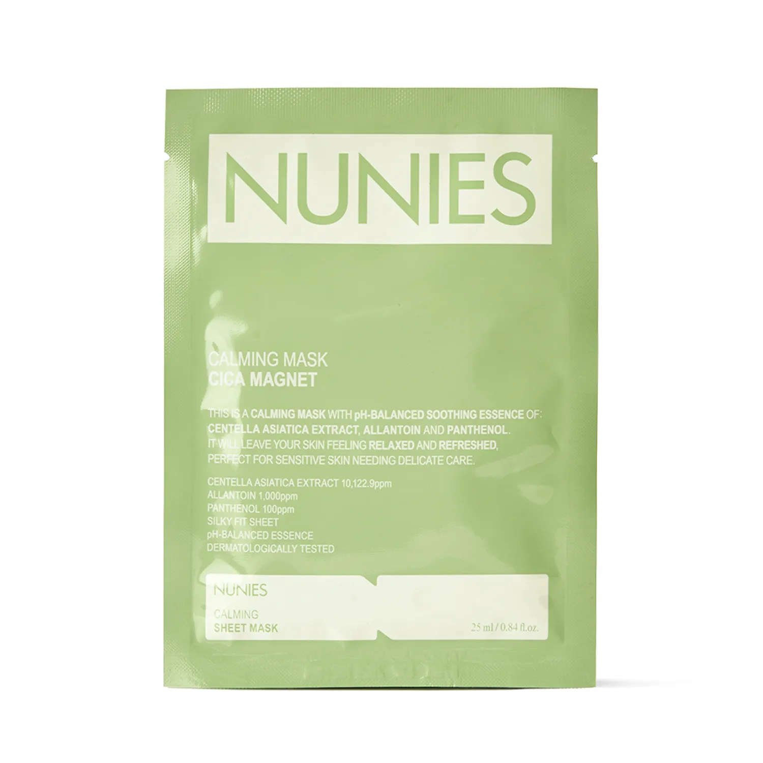 NUNIES Calming Sheet Mask Cica Magnet 5ea