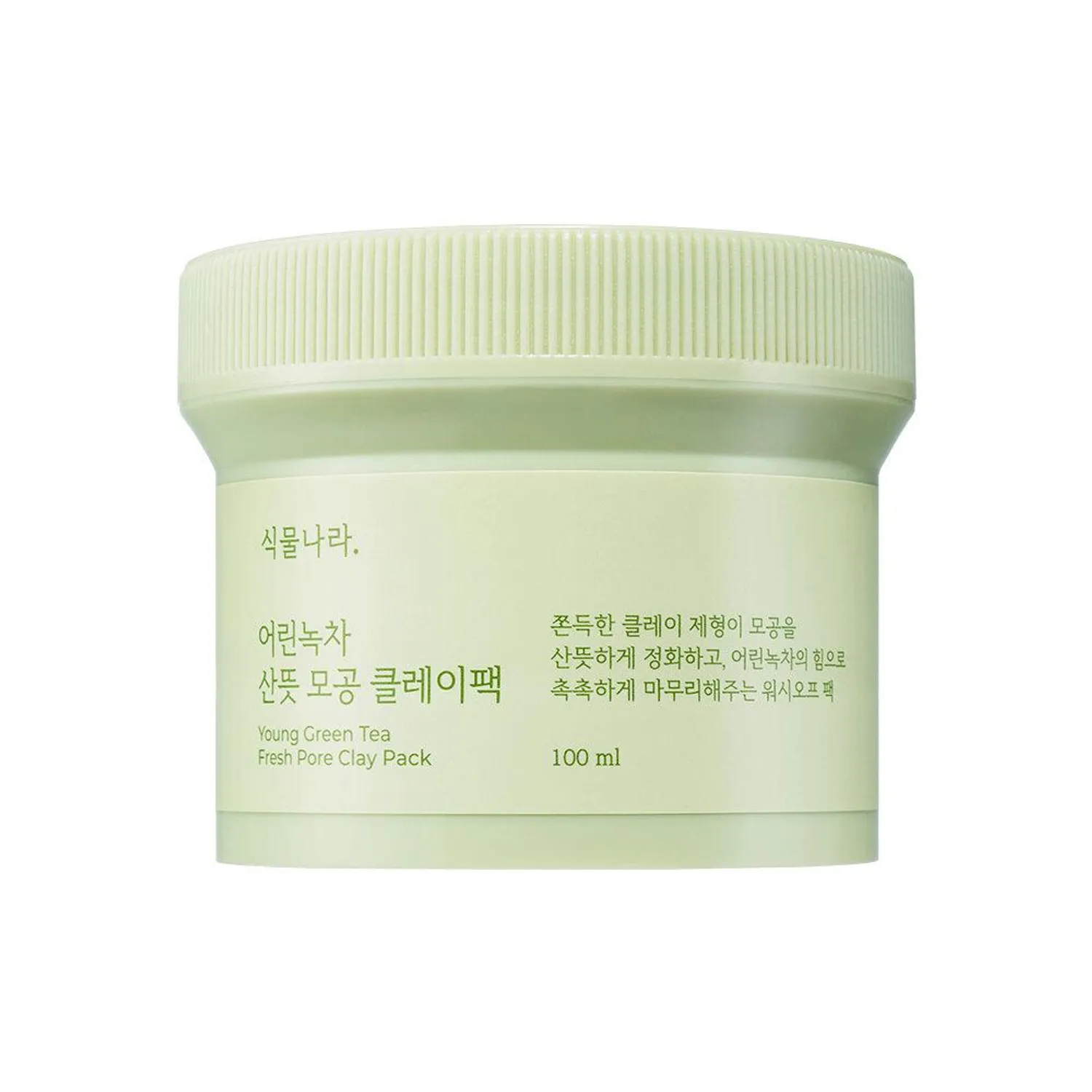 Shingmulnara Young Green Tea Fresh Pore Clay Pack 100ml