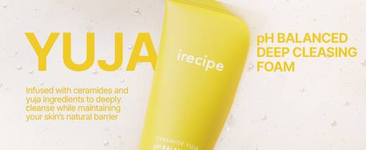 irecipe Ceramide Yuja pH Balancing Cleansing Foam 150ml Set (+30ml)