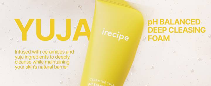 irecipe Ceramide Yuja pH Balancing Cleansing Foam 150ml Set (+30ml)