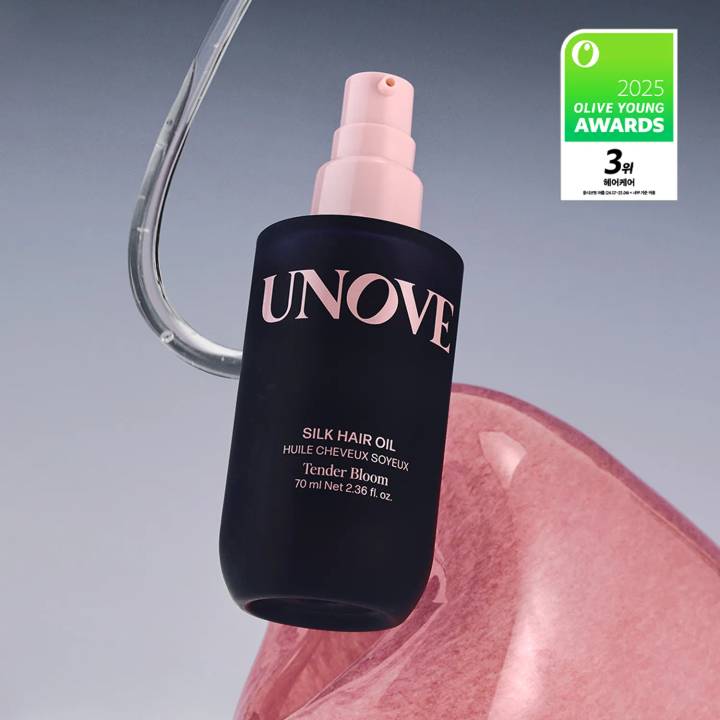 UNOVE Silk Hair Oil Essence 70ml (Tender Bloom/Warm Petal)