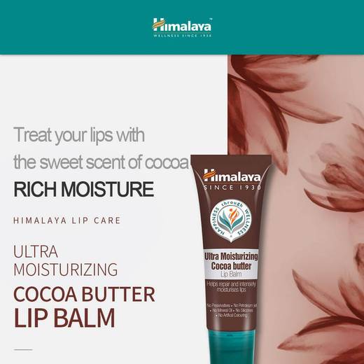 Himalaya Ultra Moisturizing Cocoa Butter Lip Balm 10g