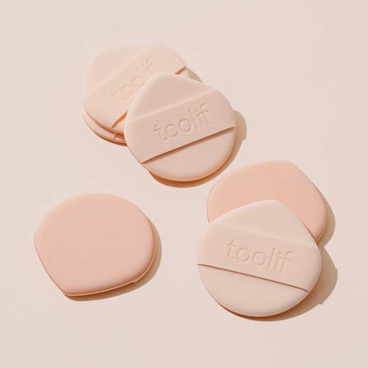 TOOLIF Glow Booster Cushion Puff 5P