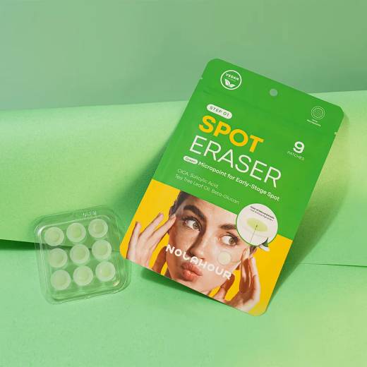 NOLAHOUR Vegan Spot Eraser Patch Step 1 Green