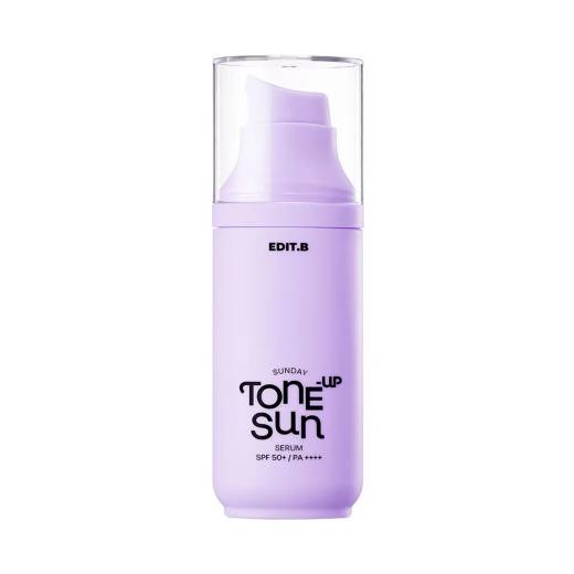 EDIT.B Sunday Tone-Up Sun Serum #Pink 55ml SPF50+ PA++++