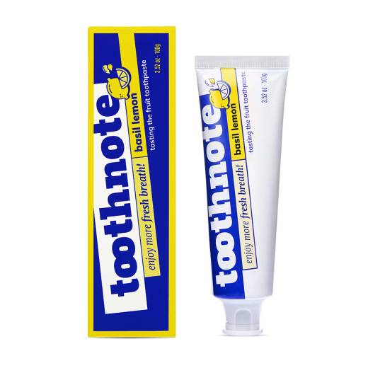toothnote Moisturizing Toothpaste #Basil Lemon 100g