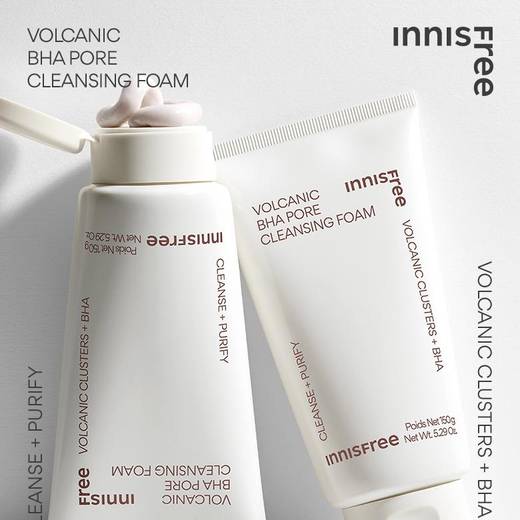 INNISFREE Volcanic BHA Pore Cleansing Foam 130g Double Pack