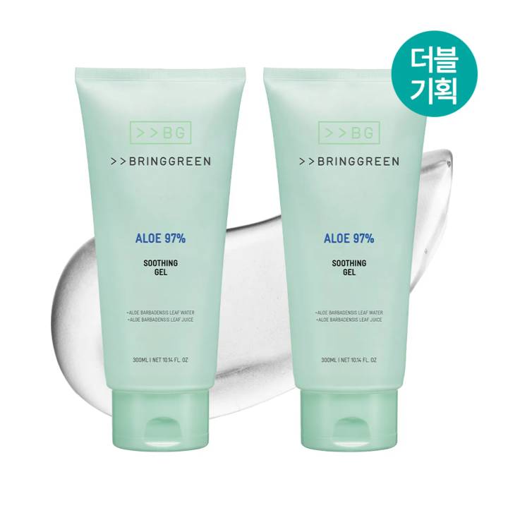 BRINGGREEN Aloe 97% Soothing Gel 150ml 2ea Set