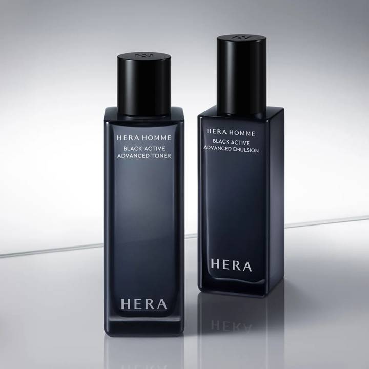 HERA Homme Black Active 2P Set (Toner 125ml+Emulsion 110ml)