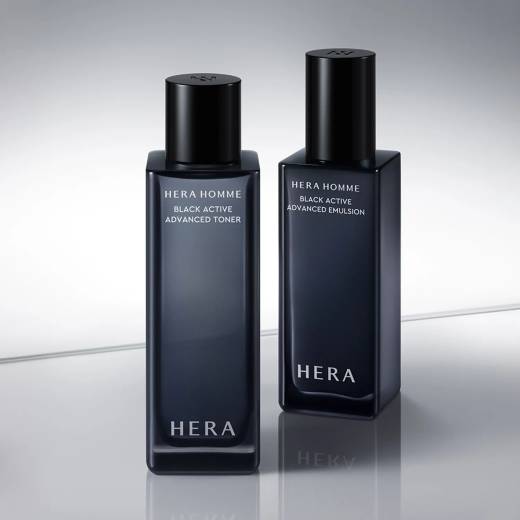 HERA Homme Black Active 2P Set (Toner 125ml+Emulsion 110ml)