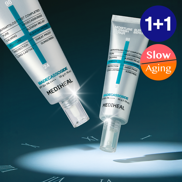 MEDIHEAL Madecassoside Moisture Sun Serum Blemish Repair Double Pack