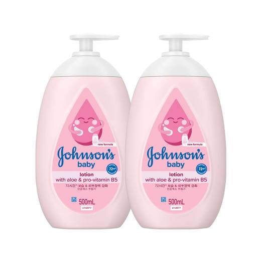 JOHNSON'S Baby Pink Lotion 500ml Double Pack (500ml*2)
