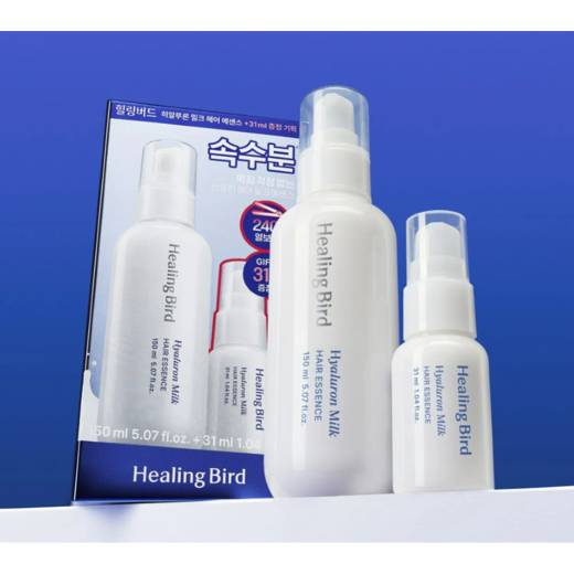 Healingbird Hyaluron Milk Hair Essence 150ml Set (+Milk Essence 31ml)