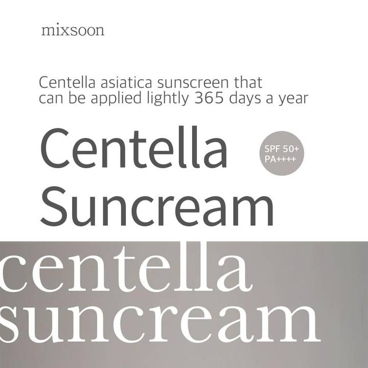 mixsoon Centella Sun Cream 50ml