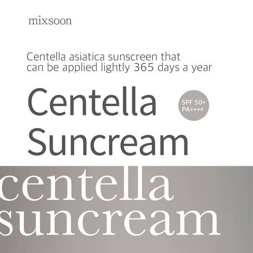 mixsoon Centella Sun Cream 50ml