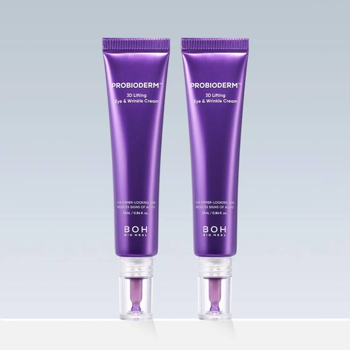 BIOHEAL BOH PROBIODERM 3D Lifting Eye & Wrinkle Cream 25ml Double Pack (+Eye Gua Sha)