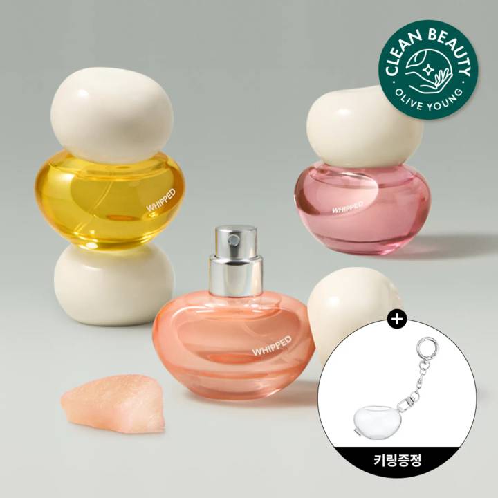 Whipped Juicy Hair Perfume 15ml Set (+Keyring) (3 Options)