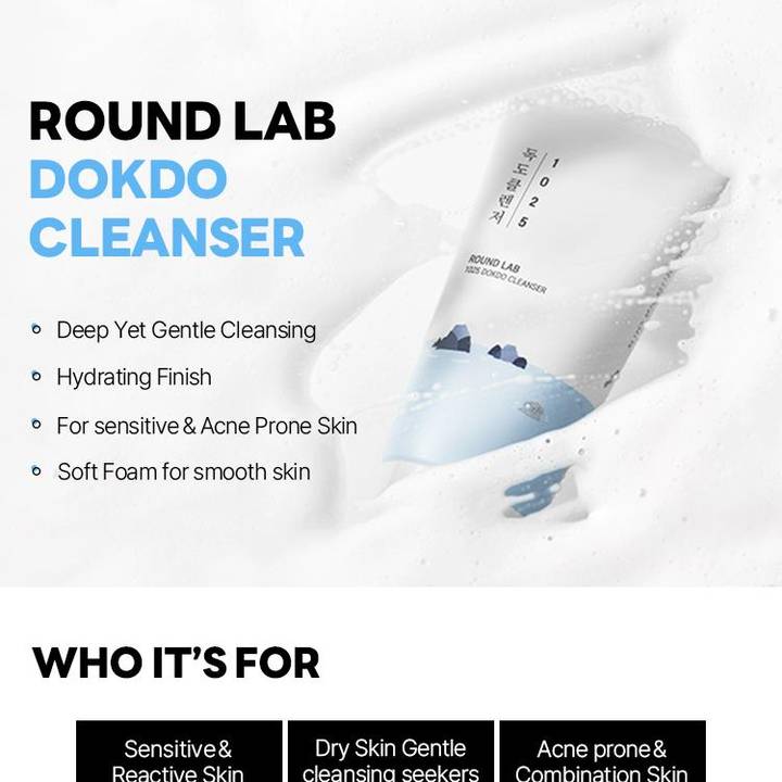 [DOUBLE] ROUND LAB 1025 Dokdo Cleanser 200ml Double Set