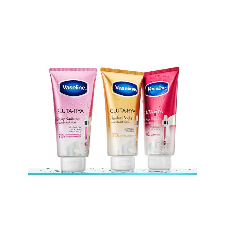 Vaseline Gluta-Hya Serum Body Lotion 170ml/300ml (3 Options)