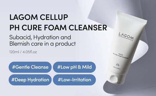 Lagom Cellup pH Cure Foam Cleanser 120mL