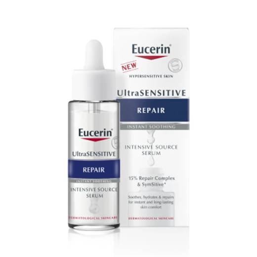 Eucerin Ultra Sensitive Repair Intensive Source Serum 30ml Set (+Mask Sheet 1ea+Night Cream 7ml*2ea)