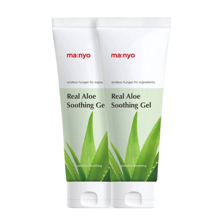 manyo Real Aloe Soothing Gel 200ml 2-for-1 Set