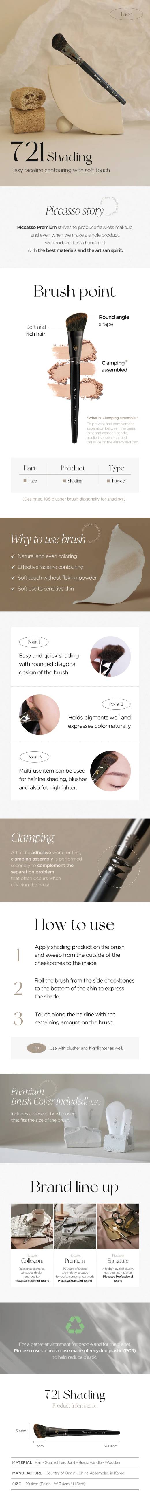 PICCASSO 721 Shading Brush