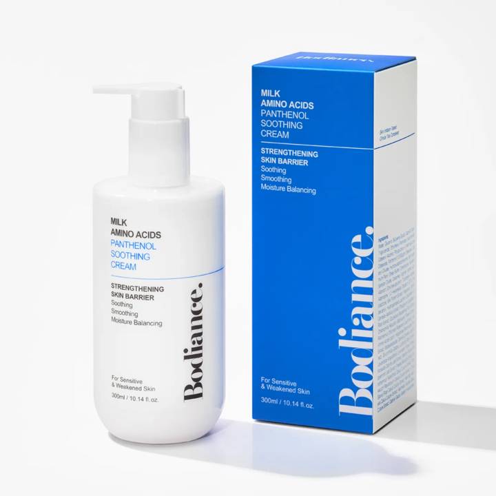 Bodiance Milk Amino Acids Panthenol Soothing Cream 300g