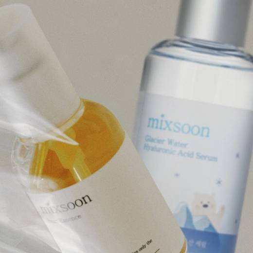 mixsoon Essential Glass Skin Duo (Bean Essence 50ml + Glacier Water Hyaluronic Acid Serum 100ml)