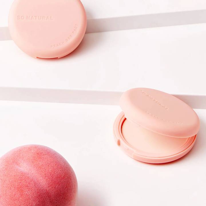 [Underarm Powder Pact] so natural Peach Deo Pact 10g Set (2 Options)