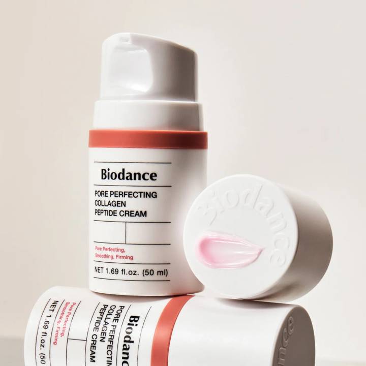 BIODANCE Pore Perfecting Collagen Peptide Cream 50ml Set (+Cream 10ml+Serum 10ml)