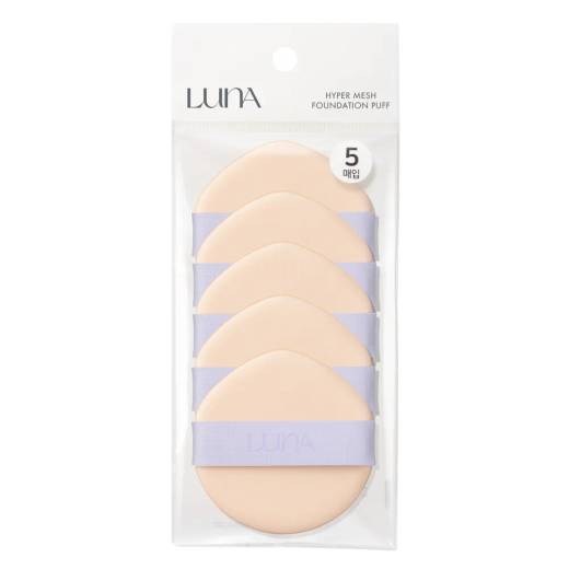 LUNA Hyper Mesh Foundation Puff 5P