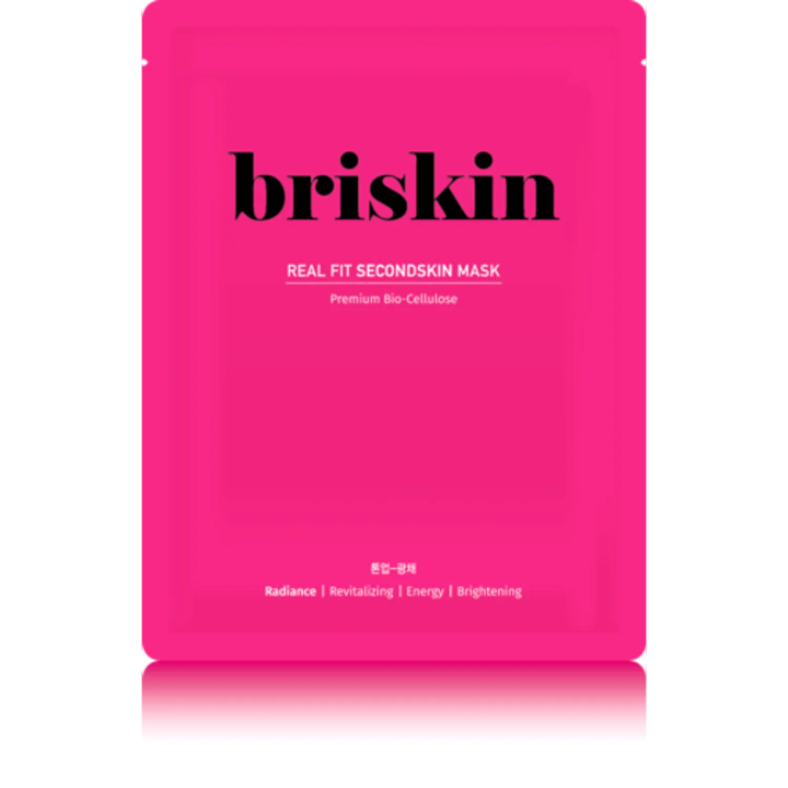 Briskin Real Fit Second Skin Mask Sheet Radiance 10 Sheets